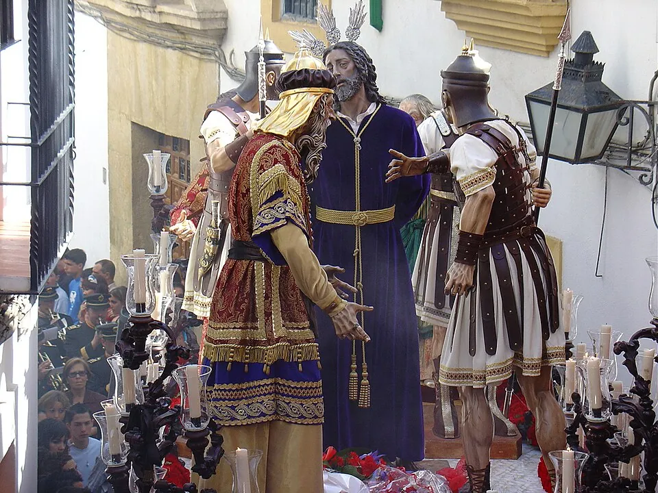 The Perdón procession.