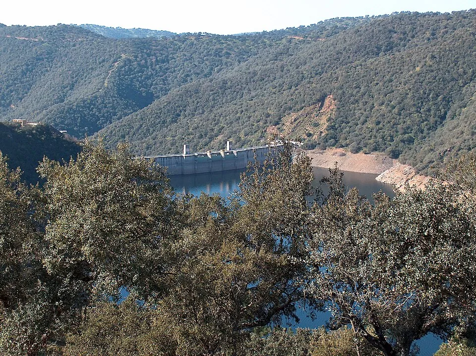 Landscape of the Sierra de Hornachuelos.