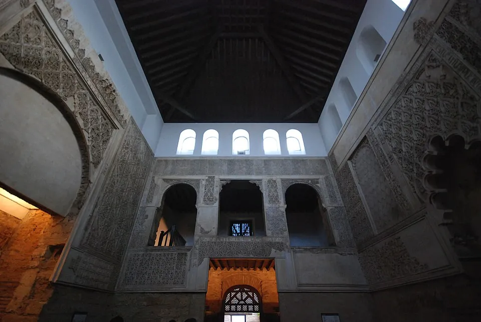 Inside the synagogue of Córdoba.