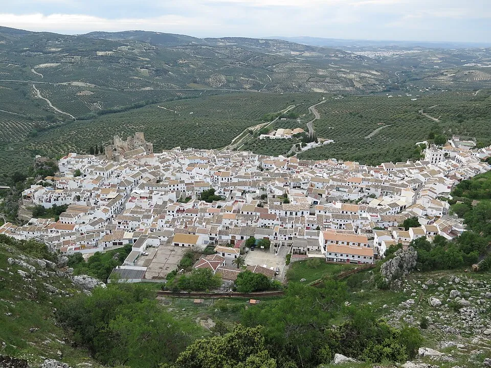 Zuheros, with its castle above the village.